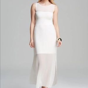 Vince Camuto Chiffon overlay maxi dress